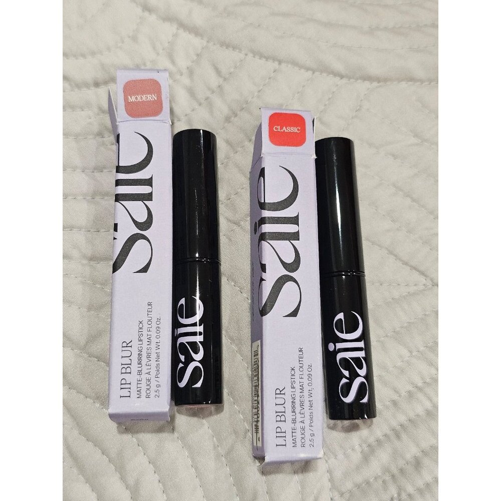 New Saie lipsticks x 2 shades bundle